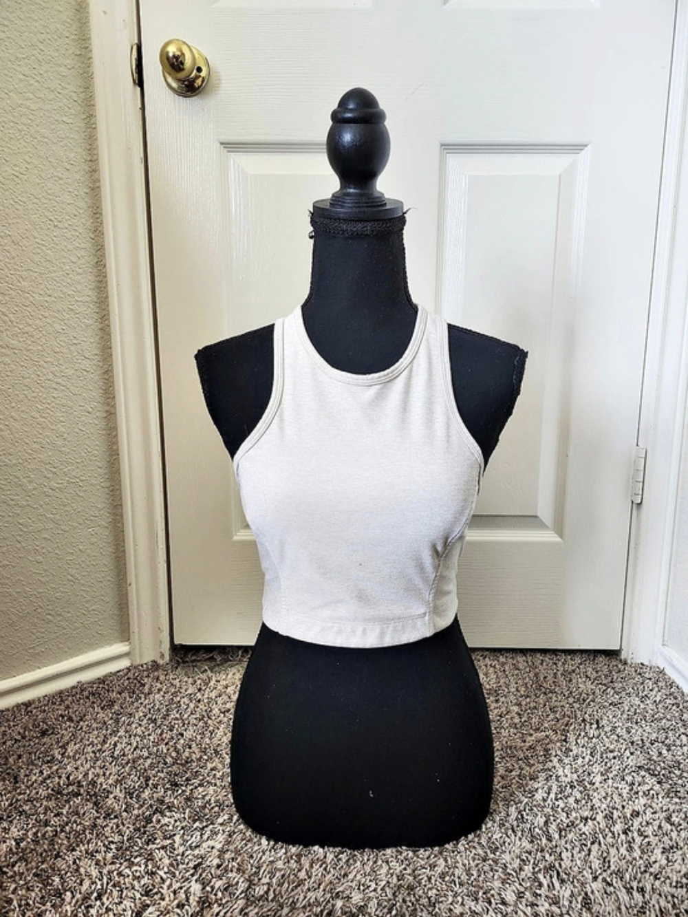 Outdoor Voices SuperForm Crop Top White